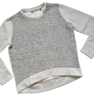 NWOT Athleta Heather Gray Mixed Media Pacific Sweatshirt XS